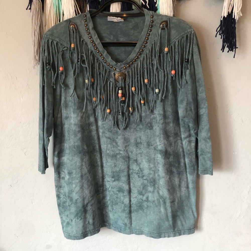 Cactus California - Vintage Western Fringe Shirt